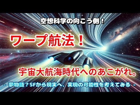 ワープ航法！宇宙大航海時代へのあこがれ。 夢物語？ SFから現実へ、実現の可能性を考えてみる 【空想科学の向こう側】