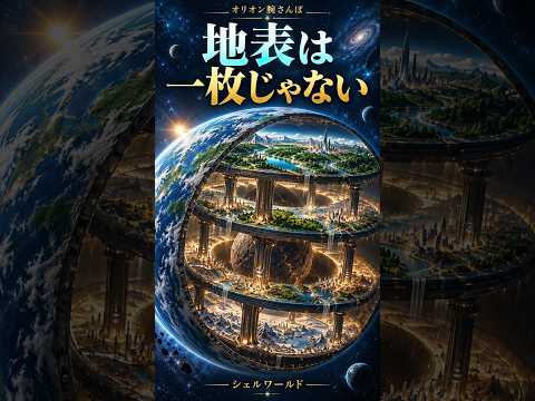 惑星の地表は、一枚じゃない。|シェルワールド【オリオン腕さんぽ】