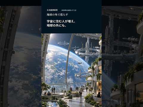宇宙に広がる居住都市|2050年の未来シナリオ